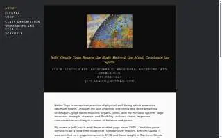 Jeffs' Gentle Yoga website