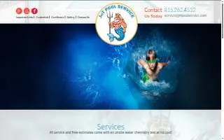 JnT Pool Service of Belvidere website