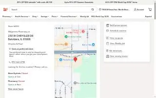 Walgreens Pharmacy of Belvidere website