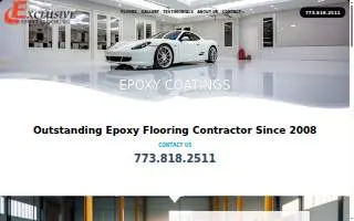 Exclusive Epoxy Flooring website