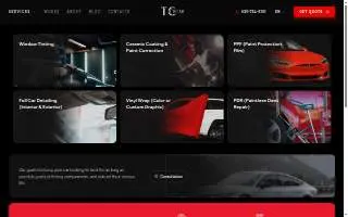 TC Detail website