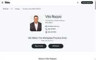Vito Roppo - Fairway Independent Mortgage Corp. of Bensenville website