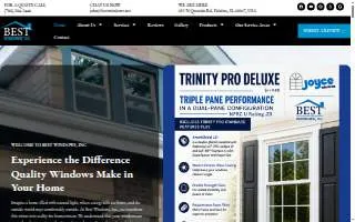 Best Windows Inc of Palatine website
