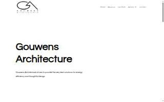 Gouwens Architecture of Berwyn website