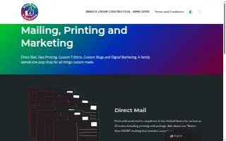 NoniPrint Printing and Marketing website