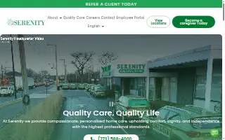 Serenity Home Healthcare, Inc. - North Riverside website