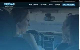 WashU Car Wash of Berwyn website