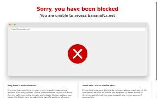 Bananafox website