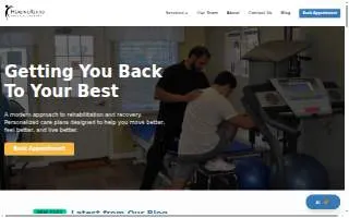 Healing Rehab Physical Therapy SC website