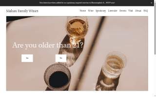 mahan family wines