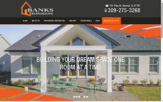 Banks Remodeling website