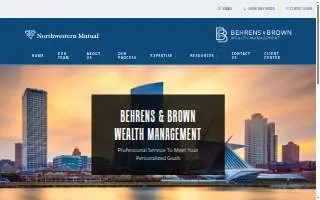 Behrens & Brown Wealth Management website