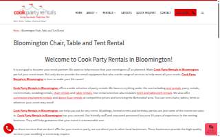 Cook Party Rentals of Bloomington
