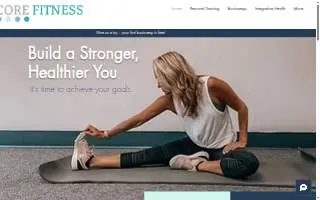 Core Fitness website