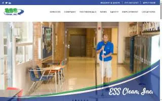 ESS Clean Inc website