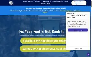 Heartland Foot & Ankle Associates, P.C. website