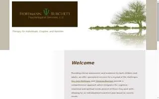 Hoffmann Burchett Psychological Services, LLC website