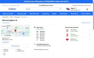 PetSmart of Bloomington website