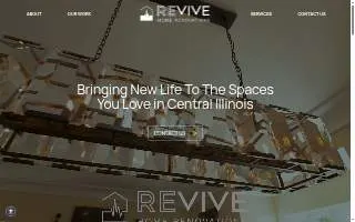 Revive Home Renovations of Bloomington website