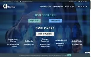 STL Staffing of Bloomington website
