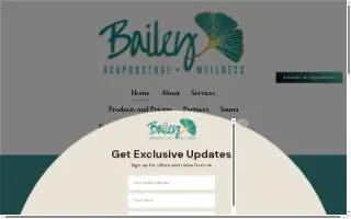 Bailey Acupuncture & Wellness website