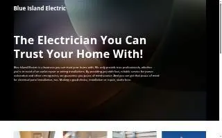 Blue Island Electric website