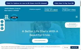 Blue Island Smiles website