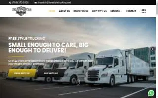 Free Style Trucking Inc website
