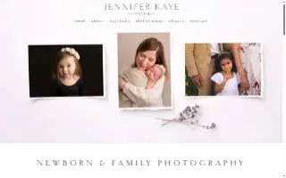 Jennifer Kaye Photography website