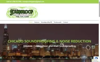 Soundproof My Place website