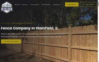 Cedar Mountain Fence Company of Bolingbrook website