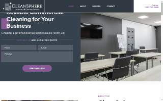 CleanSphere Commercial Cleaning Service