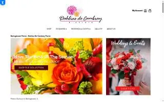 Dahlias de Cambray Florist website
