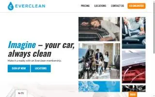 Everclean Car Wash of Naperville/Woodridge website