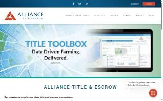 Alliance Title Corp of Buffalo Grove website