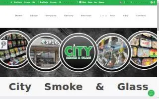 City Smoke & Glass website