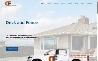 Deck and Fence of Buffalo Grove website