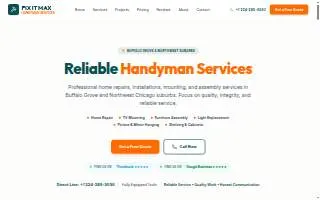 FIX IT MAX handyman services website