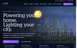 IFX Construction website