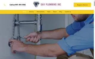 SAV Plumbing Inc website