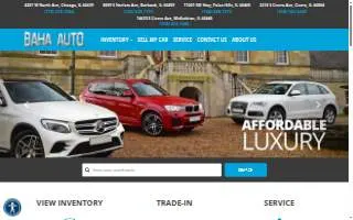 Baha Auto Group Inc. website