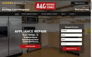 A&G Repair Service website