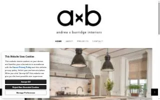 Axb Interiors website