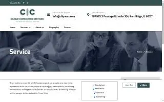 Clique Consulting Services website