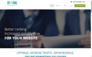 Rankify - SEO & Website Design website