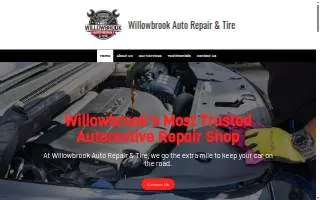 Willowbrook Auto Repair & Tire website