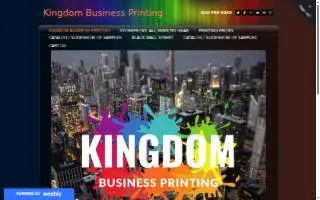 Kingdom Business Printing website