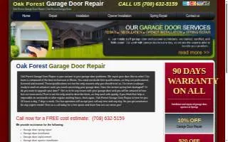 Oak Forest Garage Door Repair website