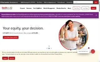 Tech Credit Union - Calumet City website