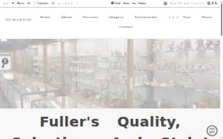 Fuller's Jewelry Store website